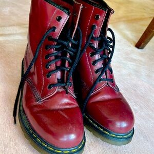 Oxblood lace up Docs